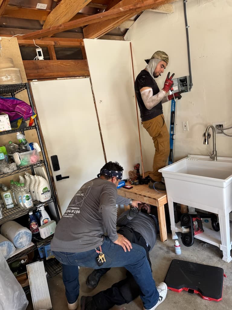 On the job — clean, organized installs