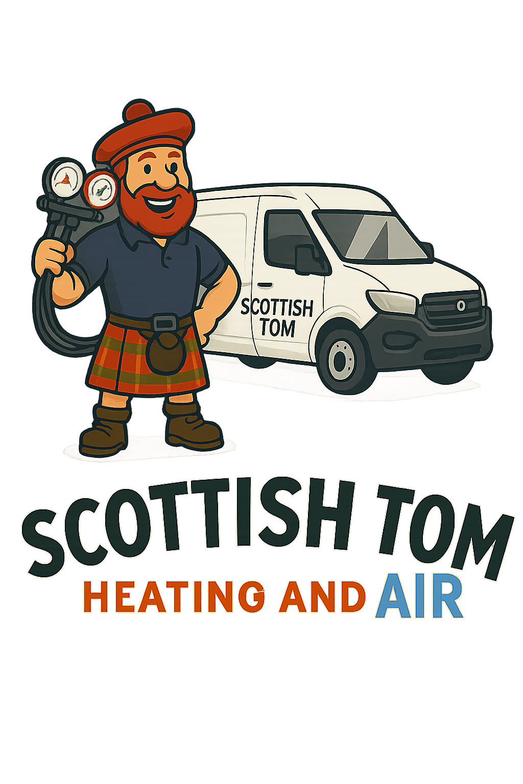 Scottish Tom service van