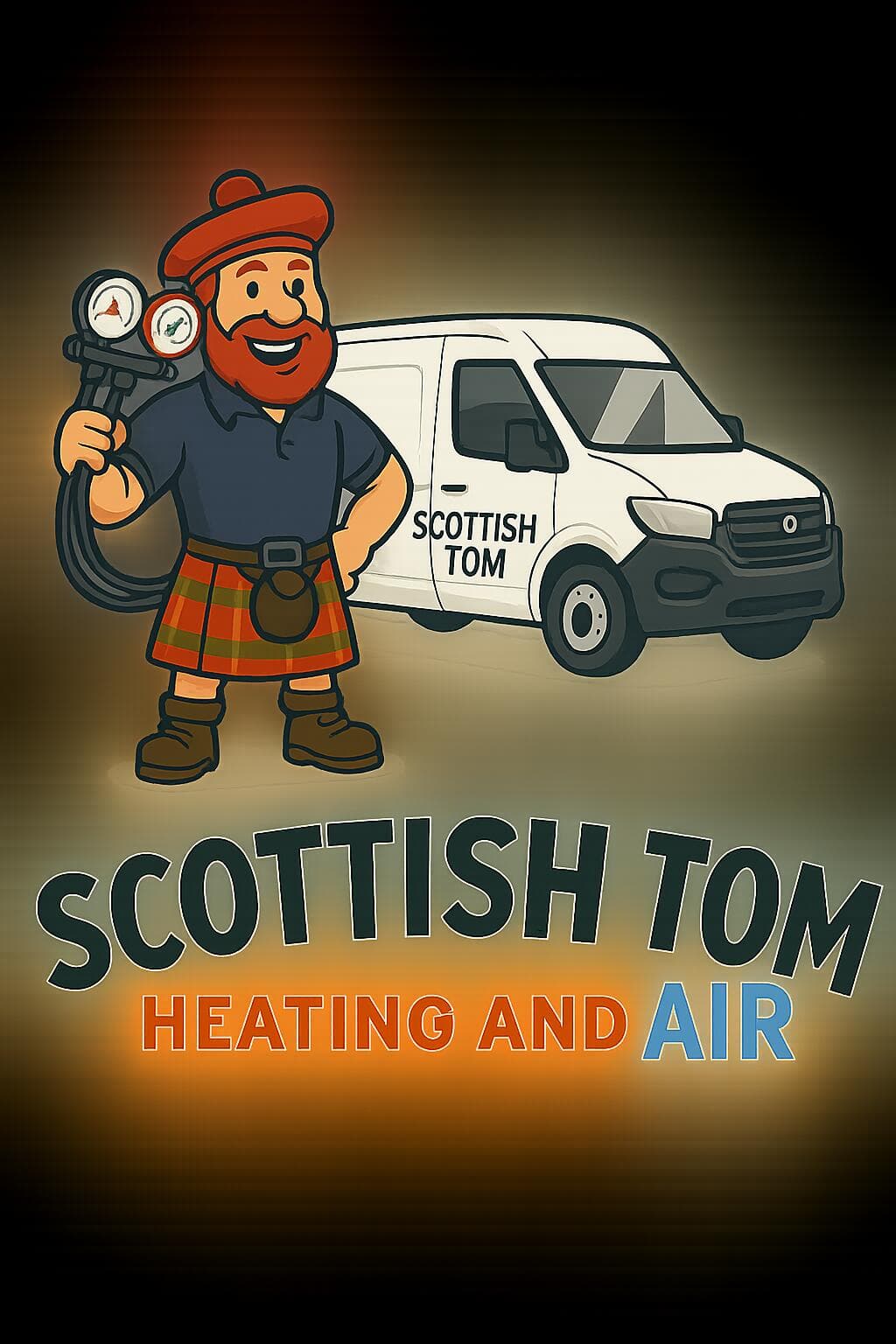 Scottish-Tom service van